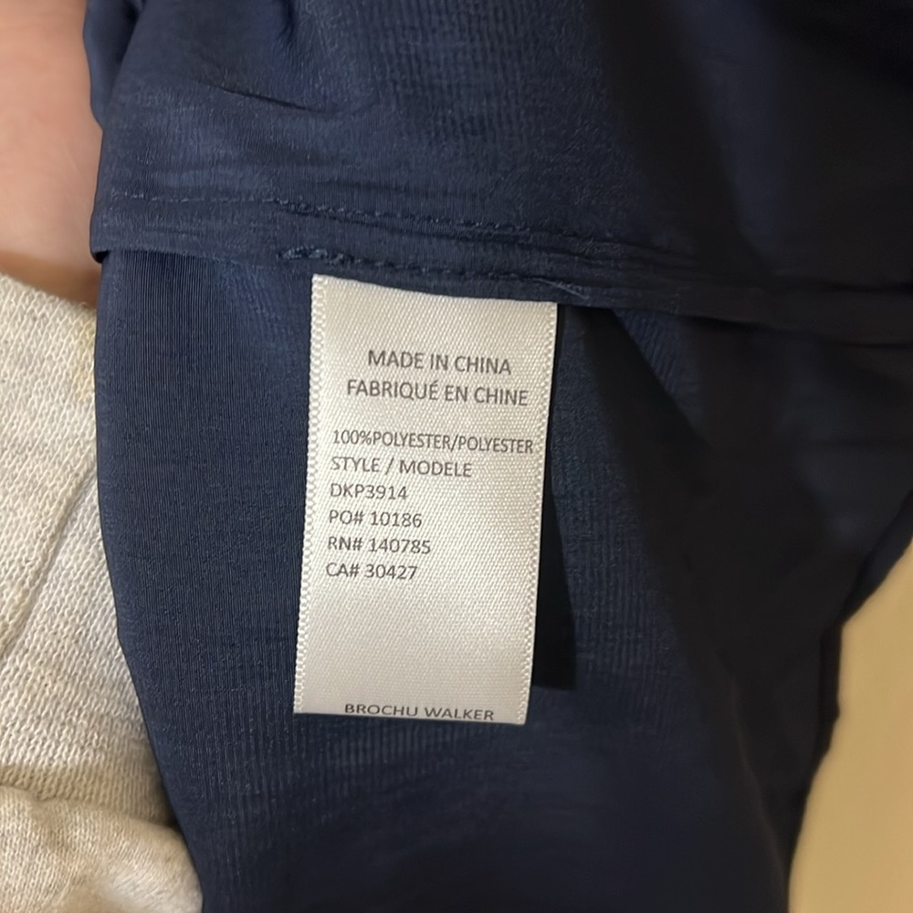 Brochu Walker | Madsen Tiered Dress Navy Women’s S NEW - Picture 5 of 7